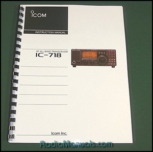 Icom IC-718 Instruction Manual - Click Image to Close